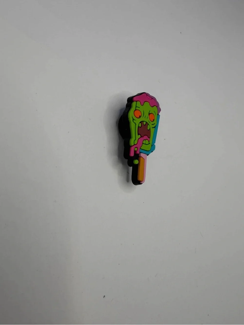 Creepy Cute Zombie Popsicle Croc Shoe Charm Neon Horror